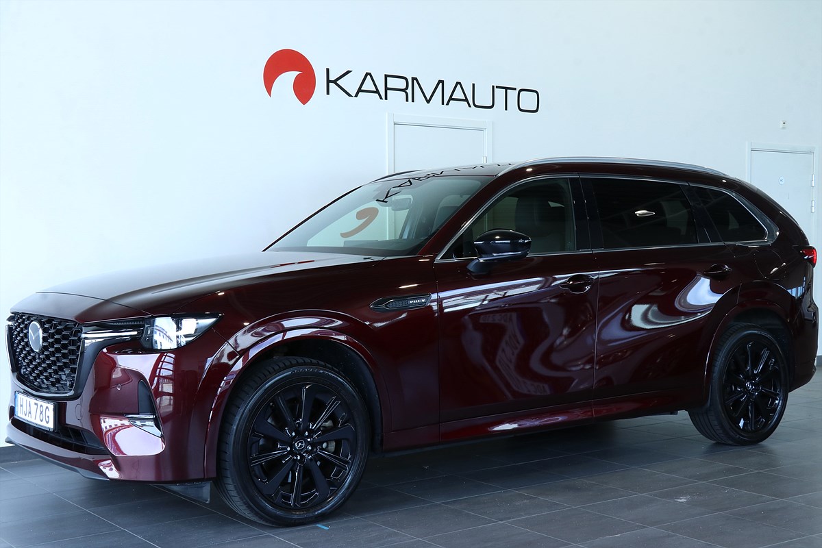Mazda CX-80 PHEV Homura Coso 6 sits 327hk 360* DEFA CarPlay