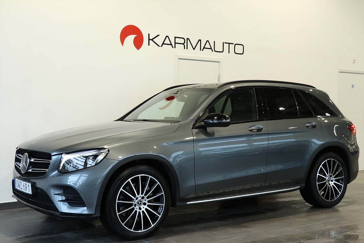 Mercedes-Benz GLC 220 D 4MATIC 170Hk AMG Line Pano Burrmester Kamera Värmare