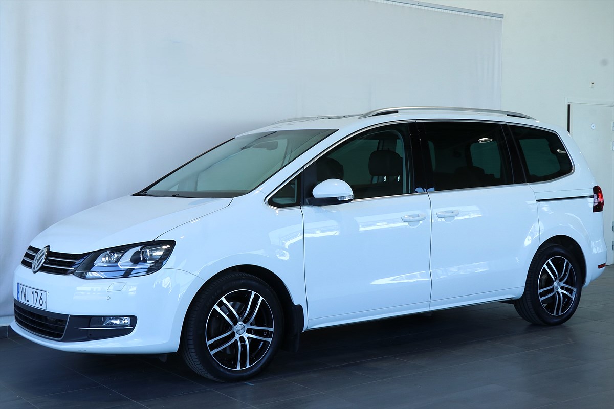 Volkswagen Sharan 2.0 TDI 6-sits 4M, Drag, Värm, Pano, 184hk