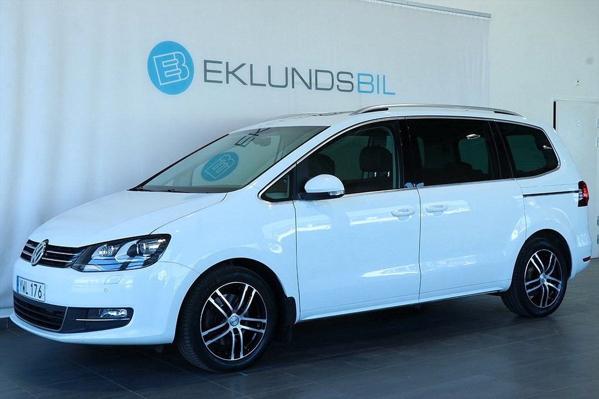 Volkswagen Sharan 6-sits 2.0 TDI 4Motion Drag, Värm, Pano